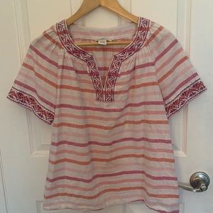Vineyard Vines Popover Blouse